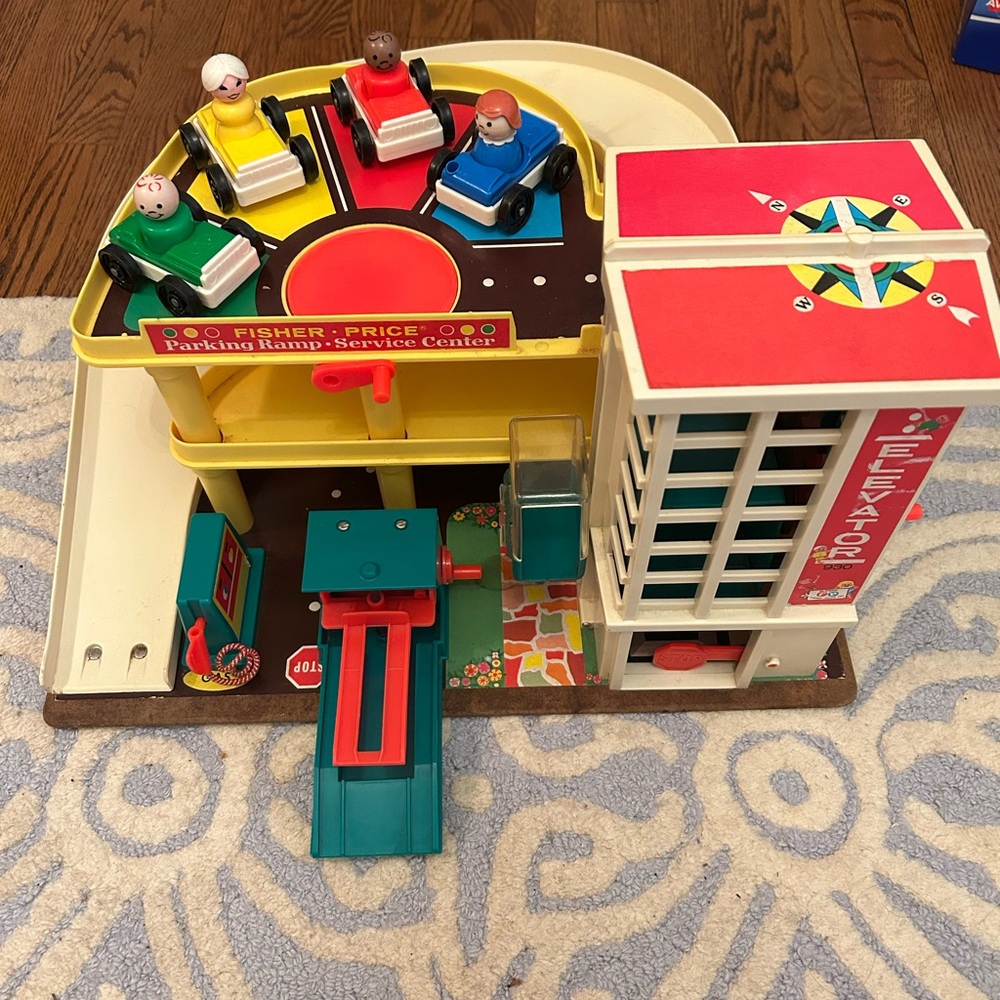 Fisher-Price Red and Yellow Action Figures Playset